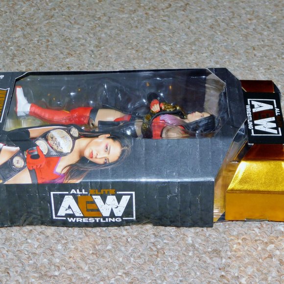 2021 Jazwares AEW Unrivaled Series 6 Hikaru Shida Figure MIB Brand New Wrestling - Picture 7 of 8